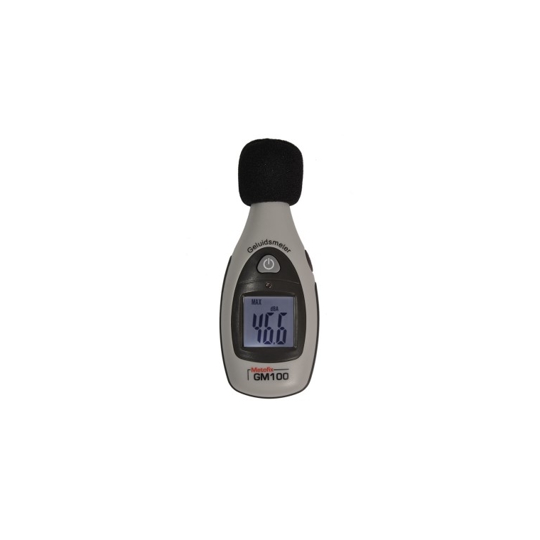 Metofix geluidsnivometer GM100 decibel metingen
