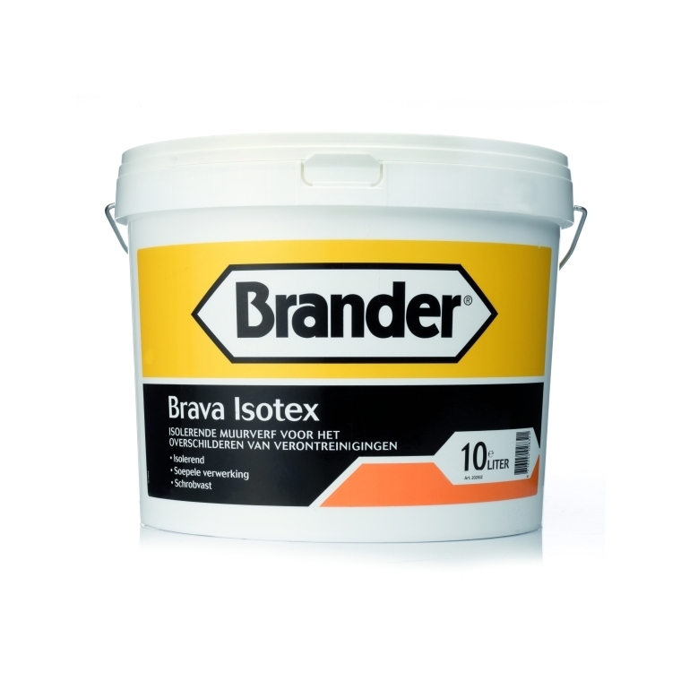 Brava isotex 10 liter binnen isolerende muurverf