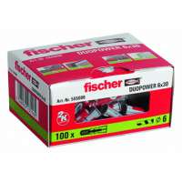 Fischer duopower plug 6x30 100 stuks zonder schroef