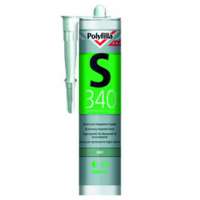 Polyfilla pro S340 310 ml zilvergrijs
