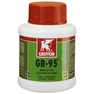 Griffon pvc lijm GR-95 250 ml met kwast