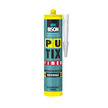 Bison professional PU tix fiber 340 gr houtkonstruktielijm D4