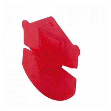 GB kunststof isol clip 3,6-4,5 mm 1000 st oranje/rood
