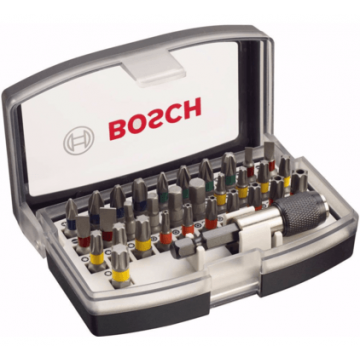 Bosch bitset 32-delig handmatig en elektrisch schroeven