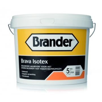 Brava isotex 5 liter binnen isolerende muurverf