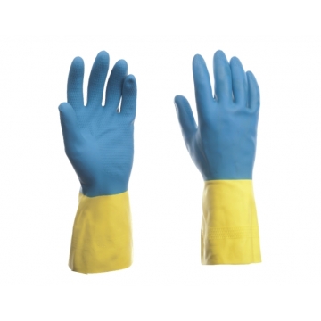 Latneo voegershandschoen mt 10/10,5 blauw/geel maat XL