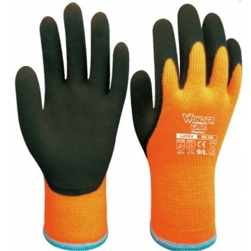 SafeWorker pro handschoen SW380 maat 10 maat XL oranje acryl/latex