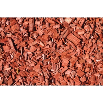 Decochips red 35 liter rood hout 20-40mm