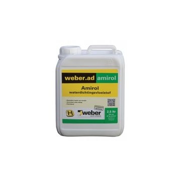 Weber.ad amirol 2,5 lt amirol waterdichtingsvloeistof
